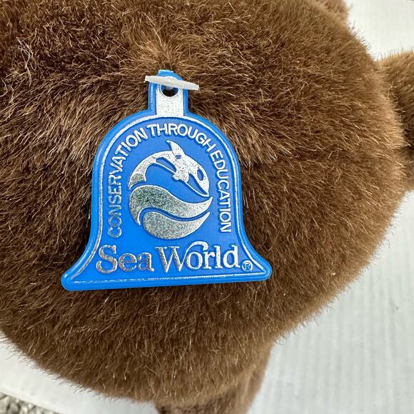 Vintage SeaWorld Walrus Stuffed Animal Plush Toy NWT - Picture 6 of 10